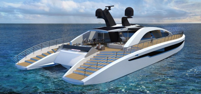 Equinox superyacht concept - aft view