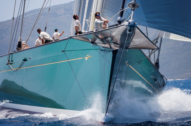 The 40 Strong Crew of Hetairos Were Powerful On and Off the Race Course. Carlo Borlenghi / Studio Borlenghi