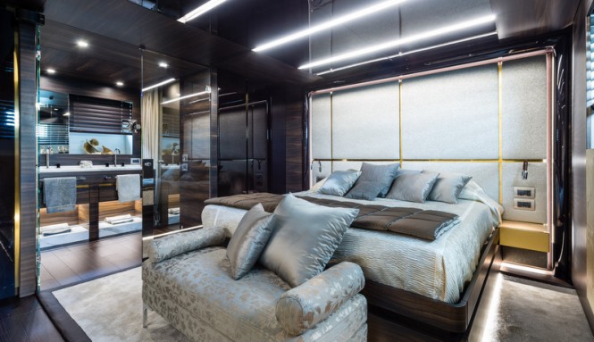 Motor yacht Zahraa - Owners Cabin - Photo by AA Photodesign