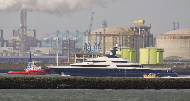 Oceanco built Yacht Y709 - Photo by Kees Torn