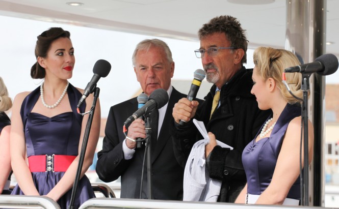 Robert Braithwaite, Group President at Sunseeker International, and Eddie Jordan