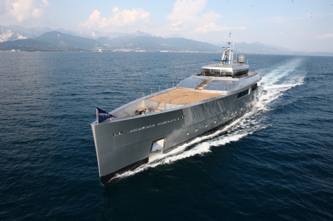 Super Yacht Exuma - Photo courtesy of Perini Navi