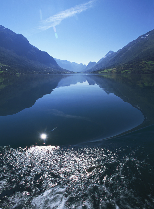 The Fjords from aboard a Superyacht