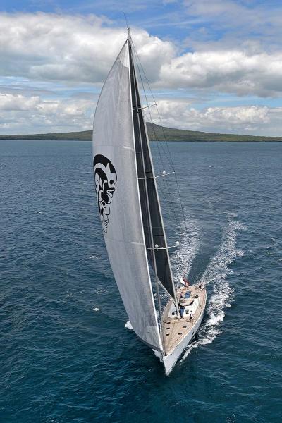 Wally 100 superyacht Indio with new Stratis ICE Sails