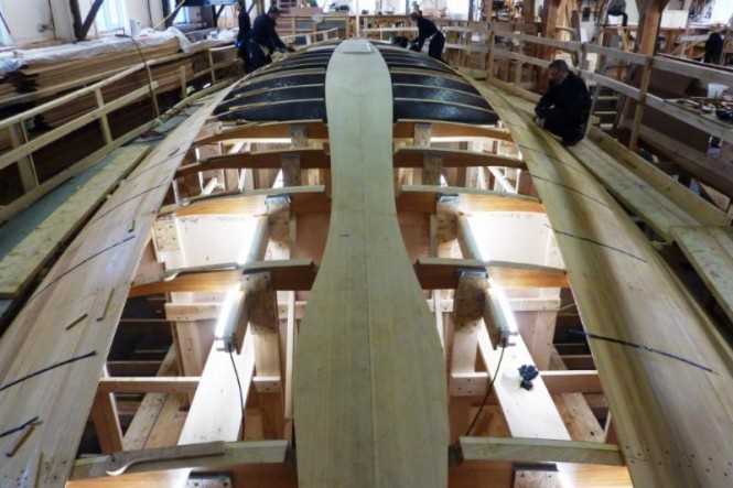 Works on Frers 74 Yacht