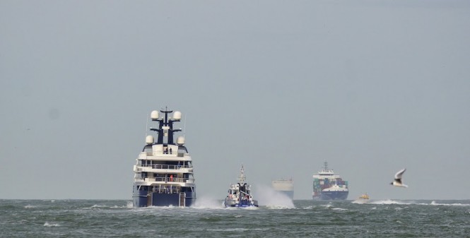 Y709 yacht constructed by Oceanco - Photo by Kees Torn