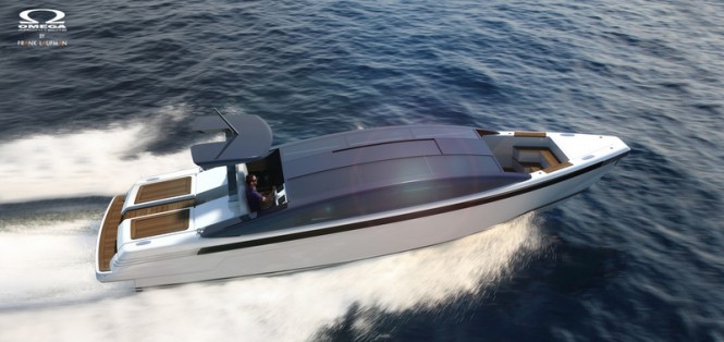 9.5m Limousine Tender underway