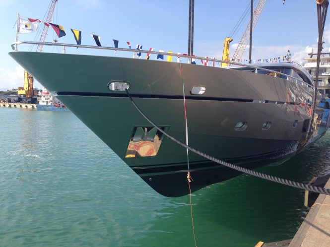 AB Yachts built motor yacht AB116