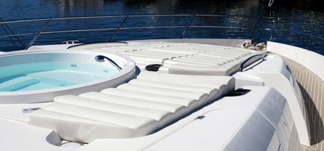 Aboard SKYFALL Yacht