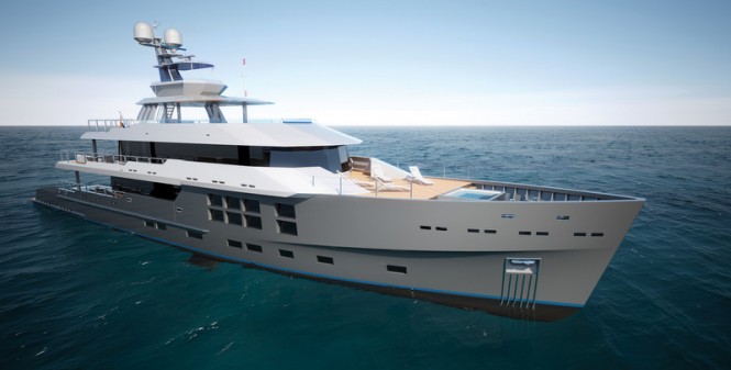 Expedition yacht 'yard number 1016' - front view