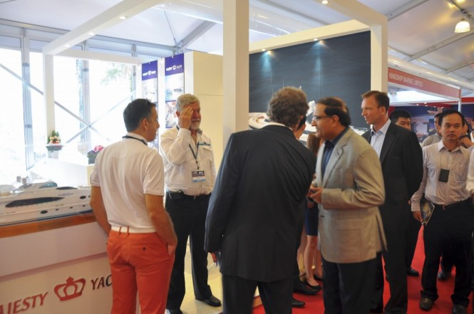 Gulf Craft at the Singapore Yacht Show 2014