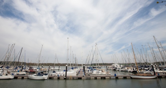 Pontoons at Woolverstone Marina