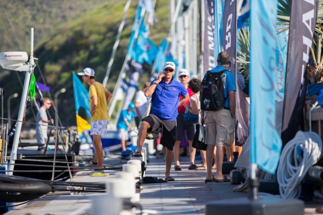Preparations for Les Voiles de St Barth 2014 - Photo by Christophe Jouany