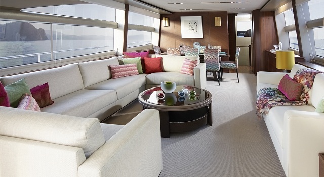 Princess 82 yacht - Salon