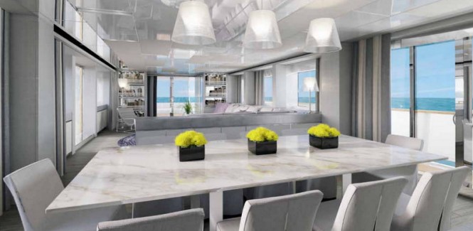 SD126-40 Yacht by Sanlorenzo - Dining