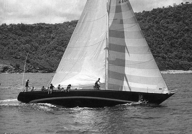 Sparkman and Stephens designed sailing yacht RUNNING TIDE built by Royal Huisman