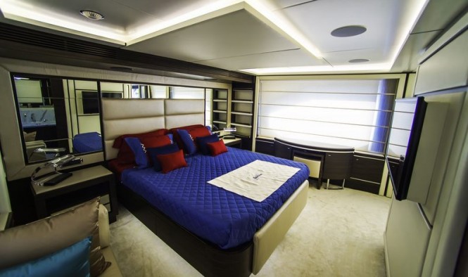 Superyacht ZAPHIRA - Cabin - Image credit to Alberto de Abreu Sodre