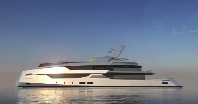 58m superyacht Project U58 by Bannenberg and Rowell