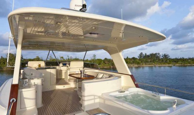 Aboard motor yacht 97 Cruiser