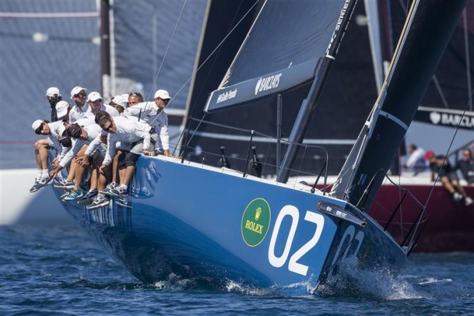 Alberto Roemmers' sailing yacht AZZURRA (ITA) on Day 2 - Photo by Rolex Carlo Borlenghi