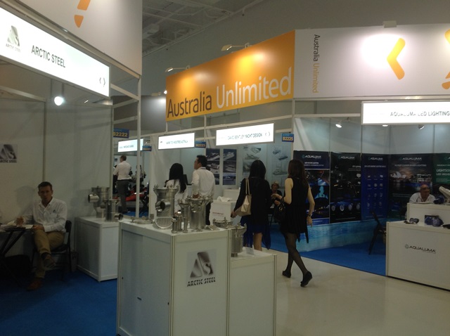 Australian Pavilion at the Taiwan International Boat Show 2014