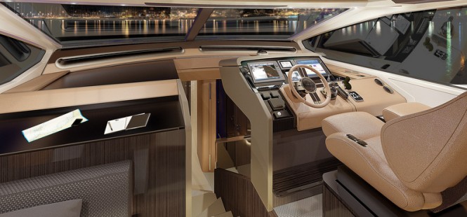 Azimut 77S Yacht - Wheelhouse
