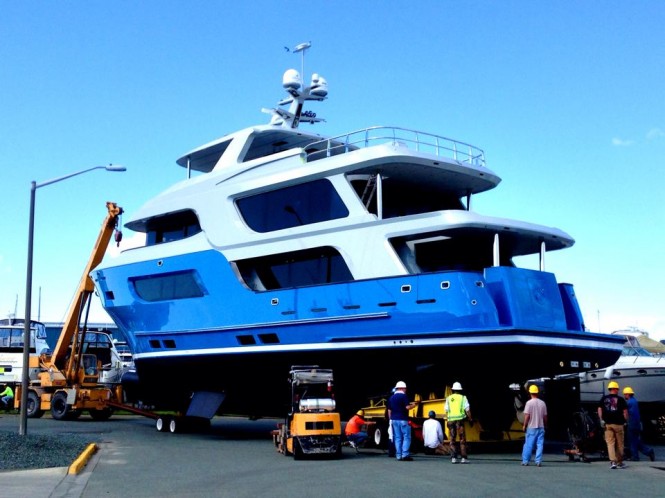 Baden superyacht - side view