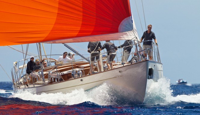 Claasen sailing yacht Heartbeat in Superyacht Cup Palma 2013 - Photo by jrenedo