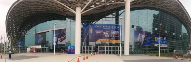 Kaohsiung Exhibition Center hosting the 2014 Taiwan International Boat Show