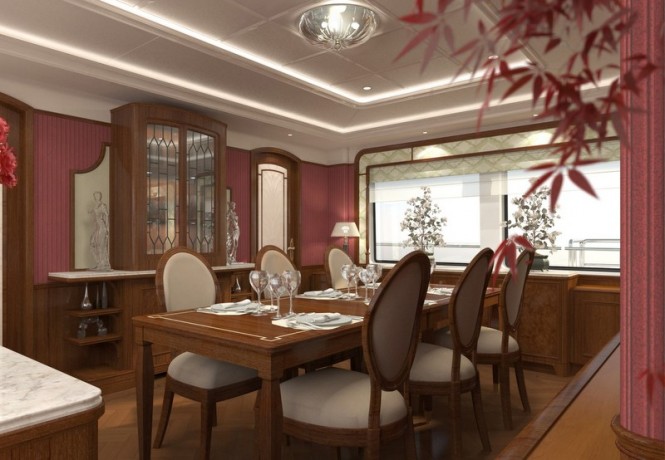 Luxury yacht Trawler 37.00 - Dining