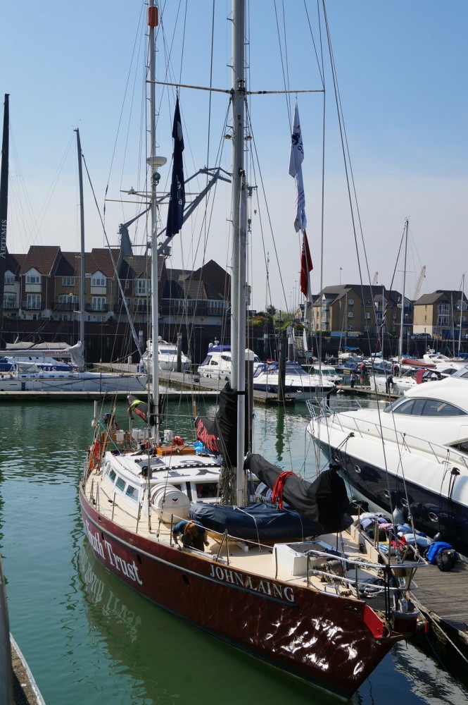 Sailing yacht John Laing at MDL's Ocean Village