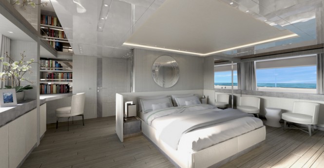 Sanlorenzo luxury yacht SD126 - Owner's cabin