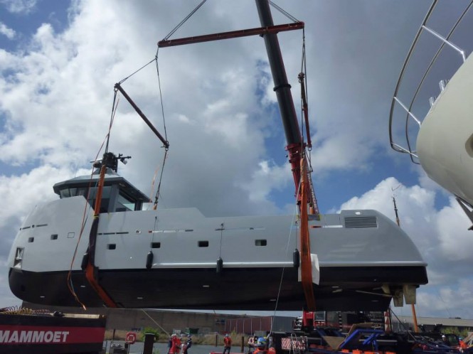 Superyacht support vessel YXT One ready to hit the water