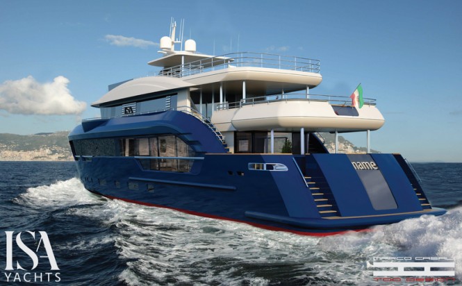 40m Berlinetta series luxury yacht concept