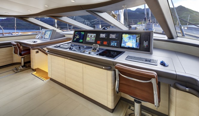 AY46 Yacht MONDANGO 3 - Bridge Image by Chris Lewis