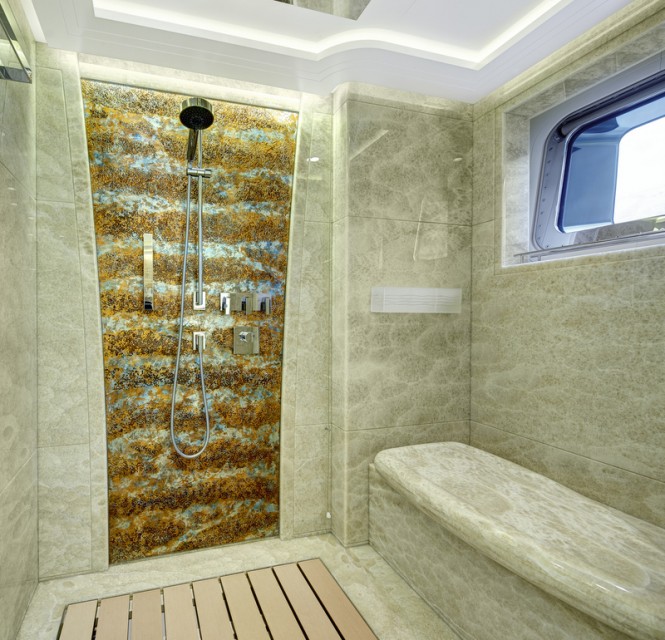 AY46 Yacht MONDANGO 3 - Master Ensuite Image by Chris Lewis