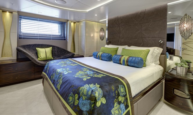 AY46 super yacht MONDANDO 3 - VIP Double - Image by Chris Lewis