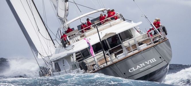 Clan VIII Yacht - aft view