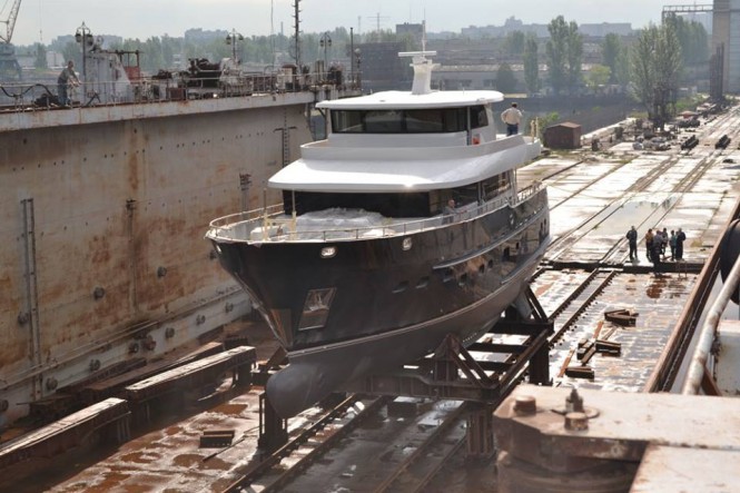 Destiny Yacht from above