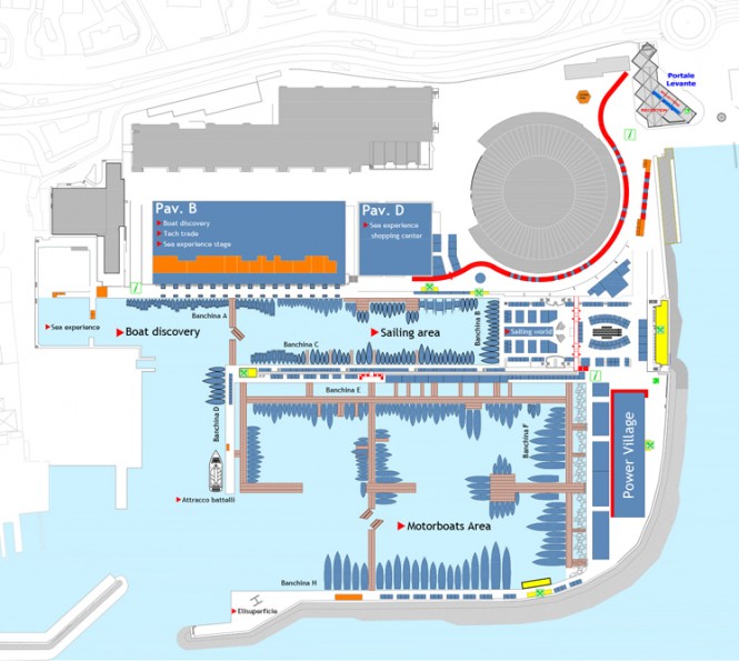 Genoa Boat Show 2014 - Plan