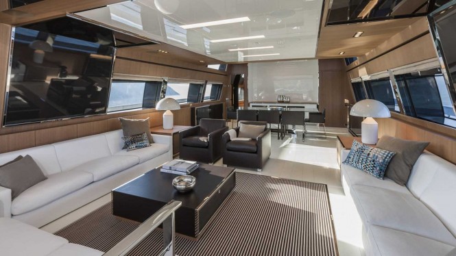 Luxury yacht SOL - Main saloon