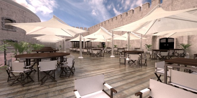 Mamula Touristic Project - Terrace