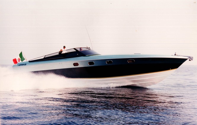 OTAM 45 yacht underway