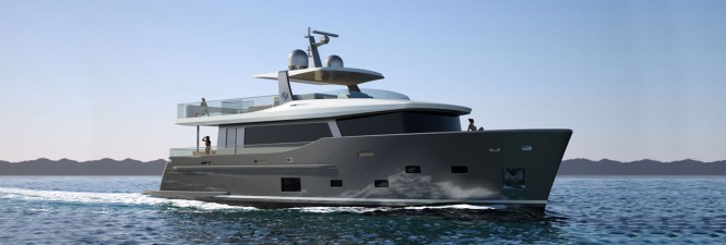 Rendering of Nauta Air 86 superyacht