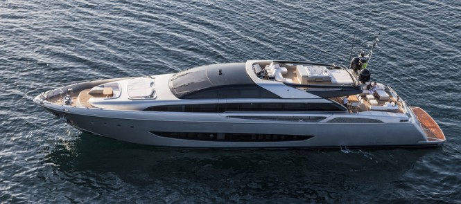 Riva 122 superyacht Mythos - Photo by Alberto Cocchi