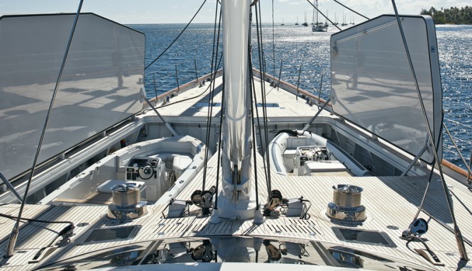 Sailing yacht MONDANGO 3 - Tender Hatches Image by Chris Lewis