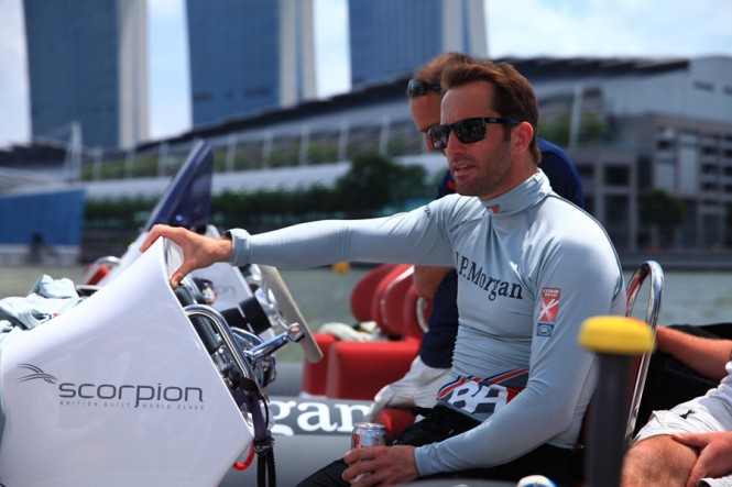 Scorpion RIBs to continue their support for BAR at the 35th America's Cup