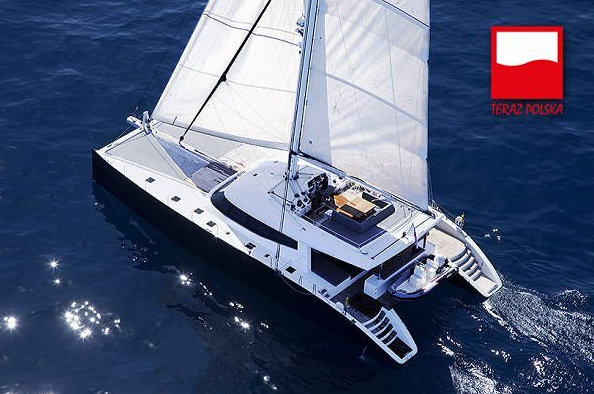 Sunreef 80 Carbon Line Yacht LEVANTE with 'Teraz Polska' emblem 
