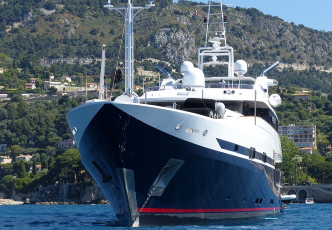 Super yacht Double Trouble - front view