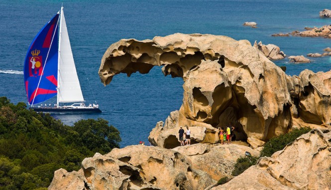 Swan 100 superyacht Varsovie - Image credit to Rolex Daniel Forster